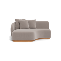Como Curved Chaise Left