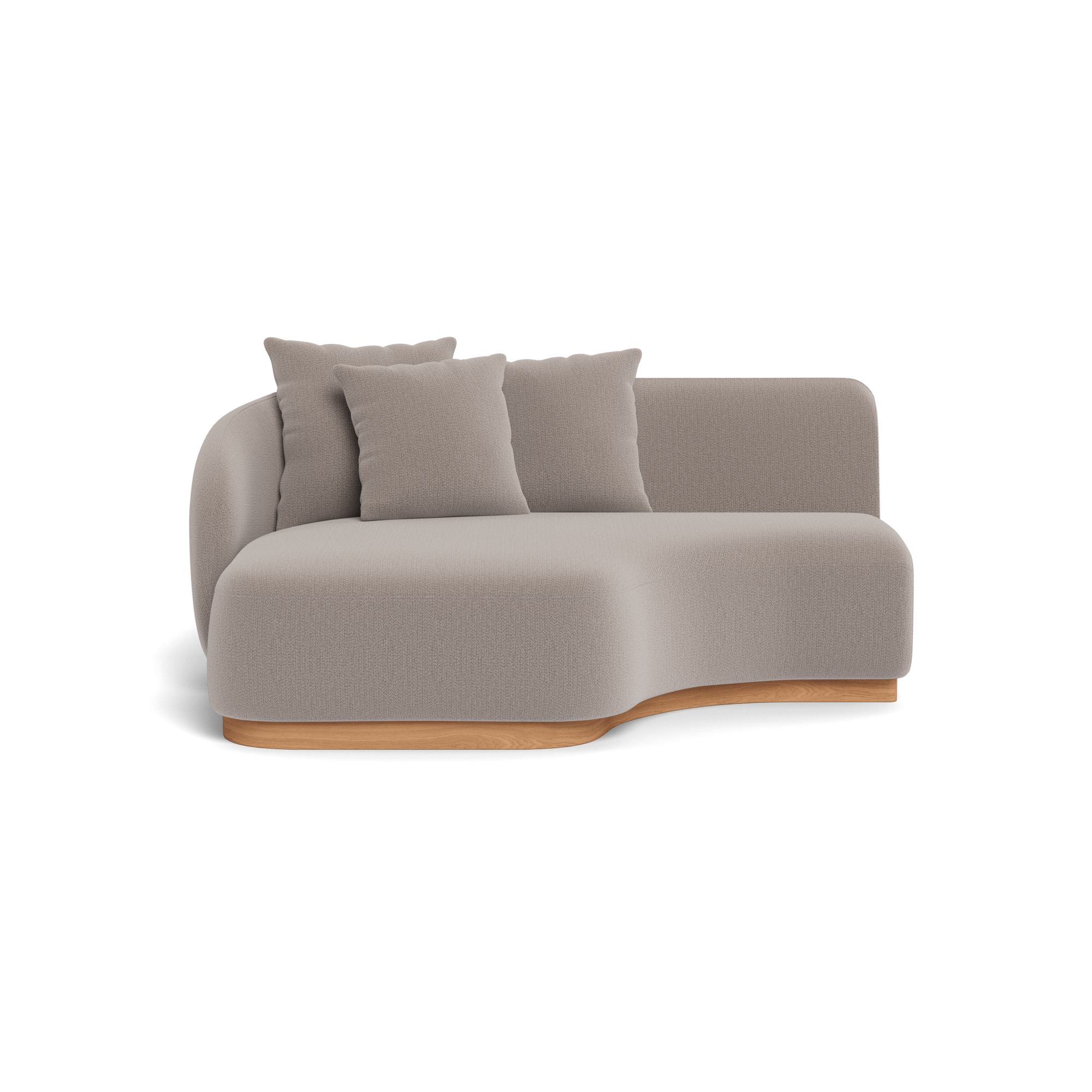 Como Curved Chaise Left