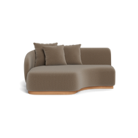 Como Curved Chaise Left