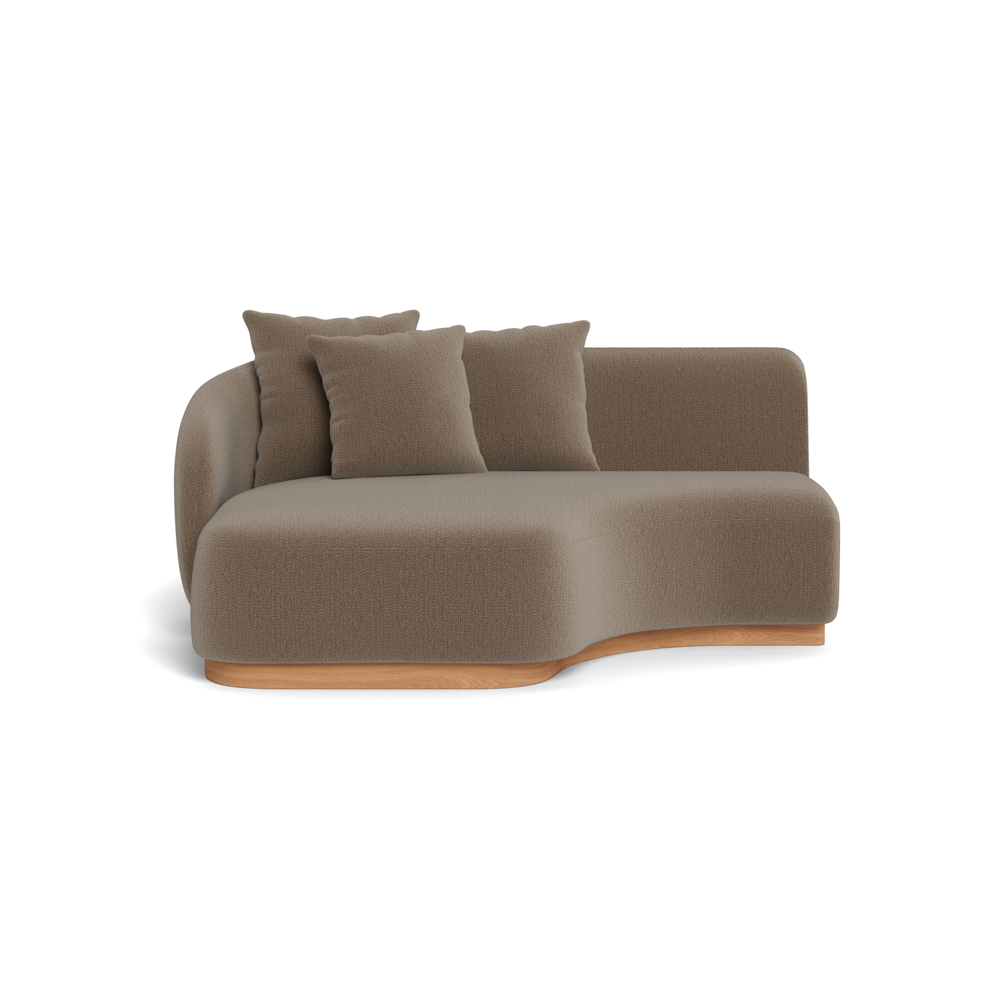 Como Curved Chaise Left