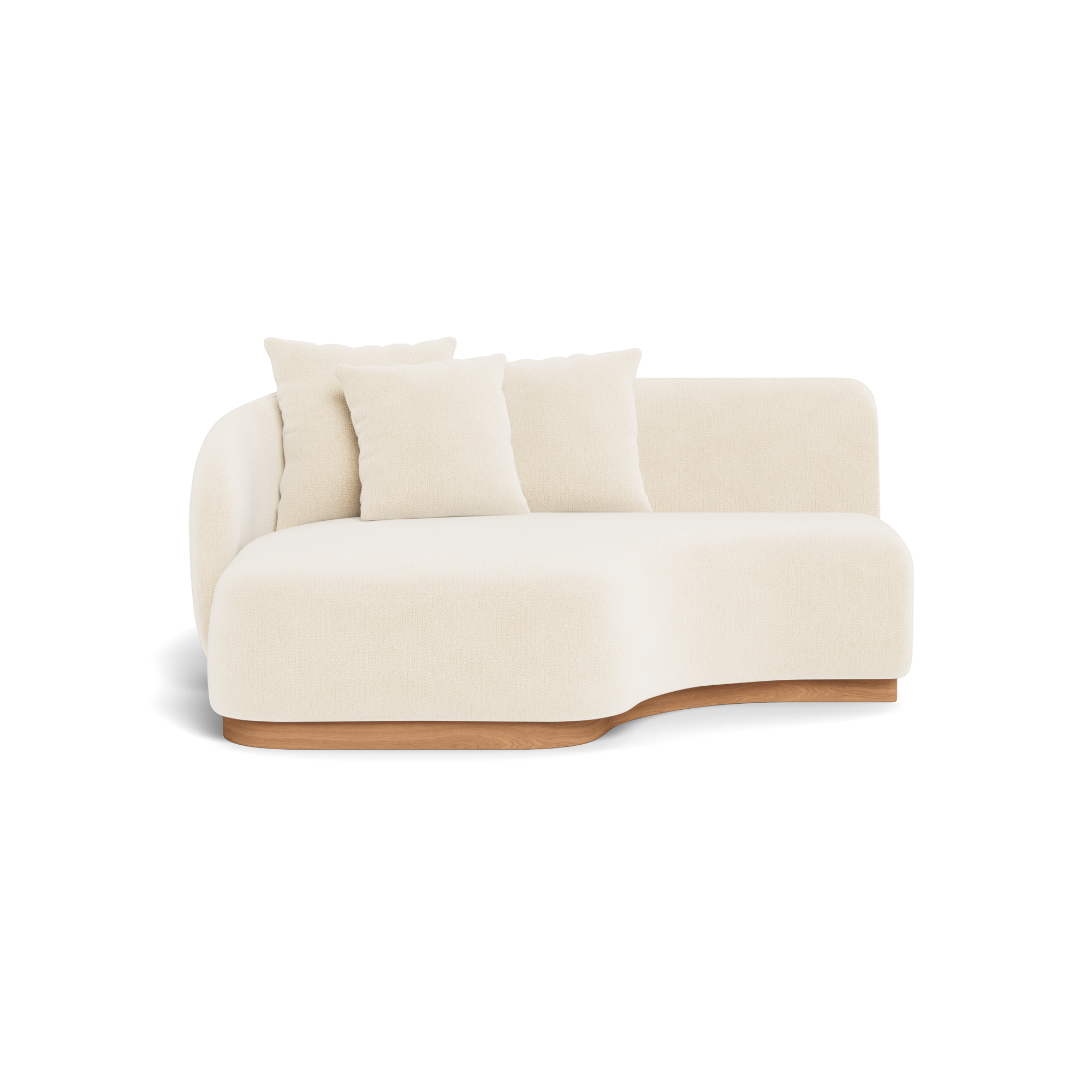 Como Curved Chaise Left