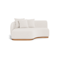 Como Curved Chaise Left