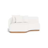 Como Curved Chaise Left
