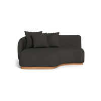 Como Curved Chaise Left