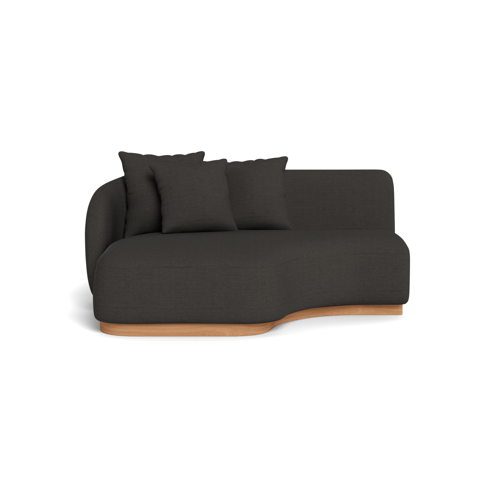 Como Curved Chaise Left