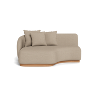 Como Curved Chaise Left