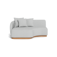 Como Curved Chaise Left