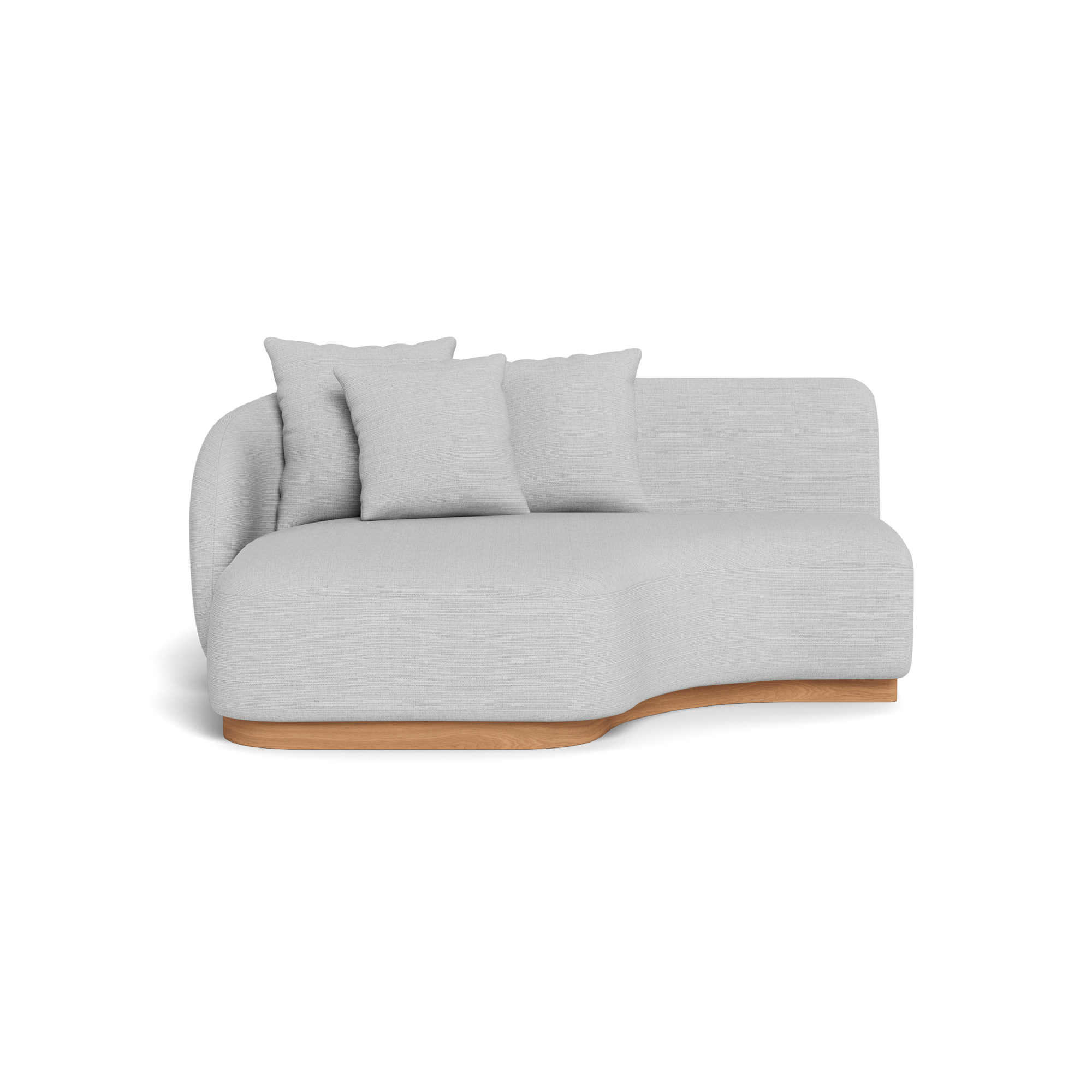 Como Curved Chaise Left