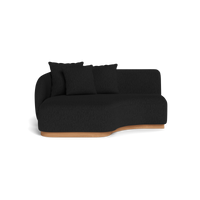 Como Curved Chaise Left