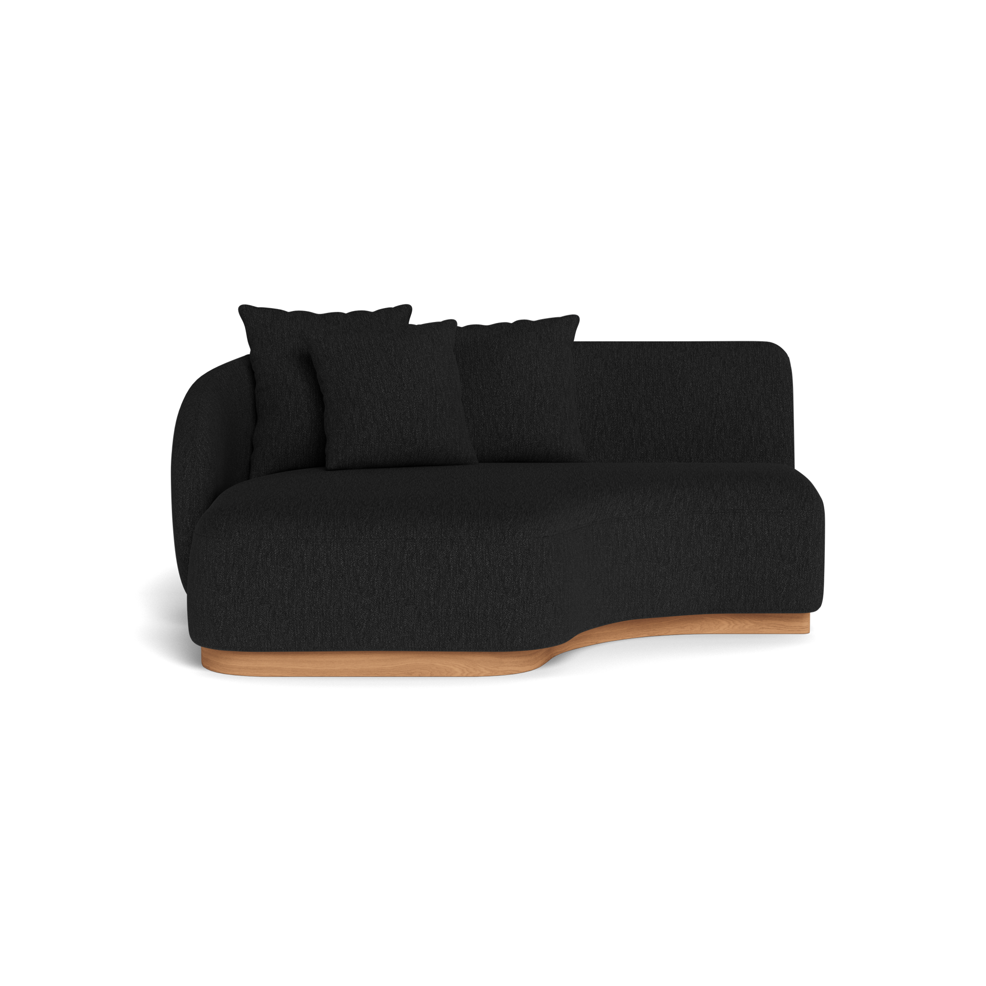 Como Curved Chaise Left