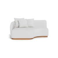 Como Curved Chaise Left