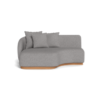 Como Curved Chaise Left