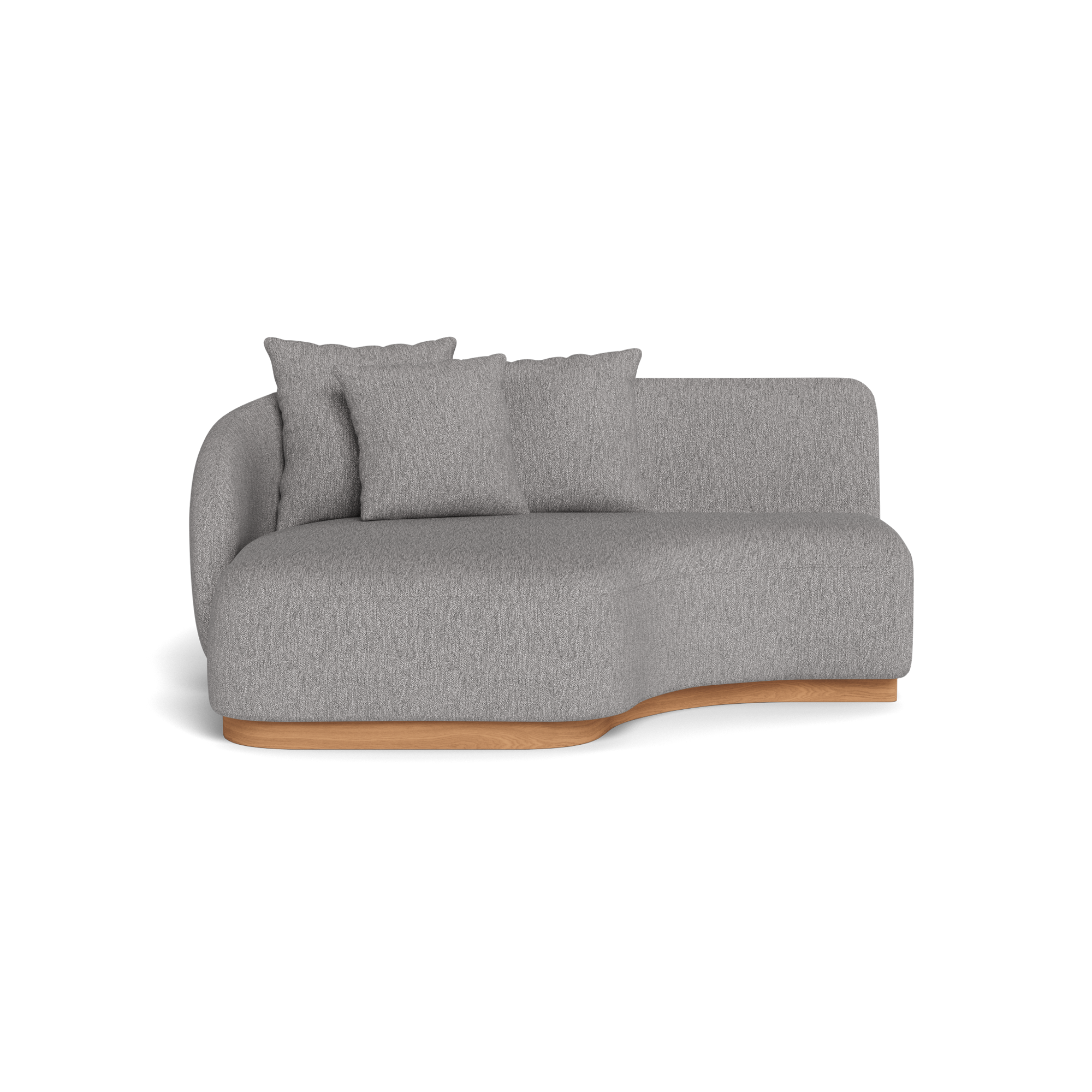 Como Curved Chaise Left