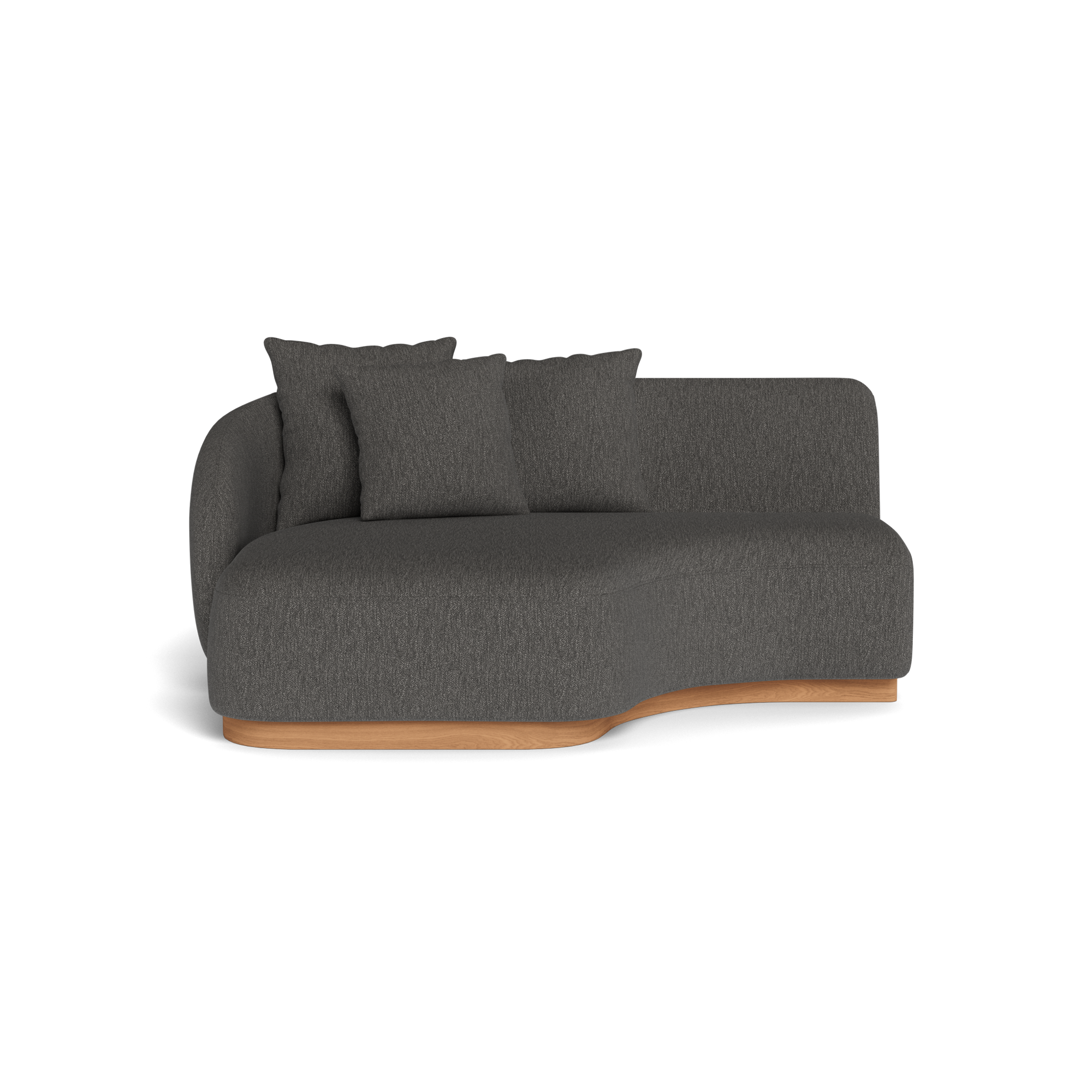 Como Curved Chaise Left