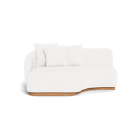 Como Curved Chaise Left