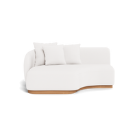 Como Curved Chaise Left