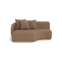 Como Curved Chaise Left