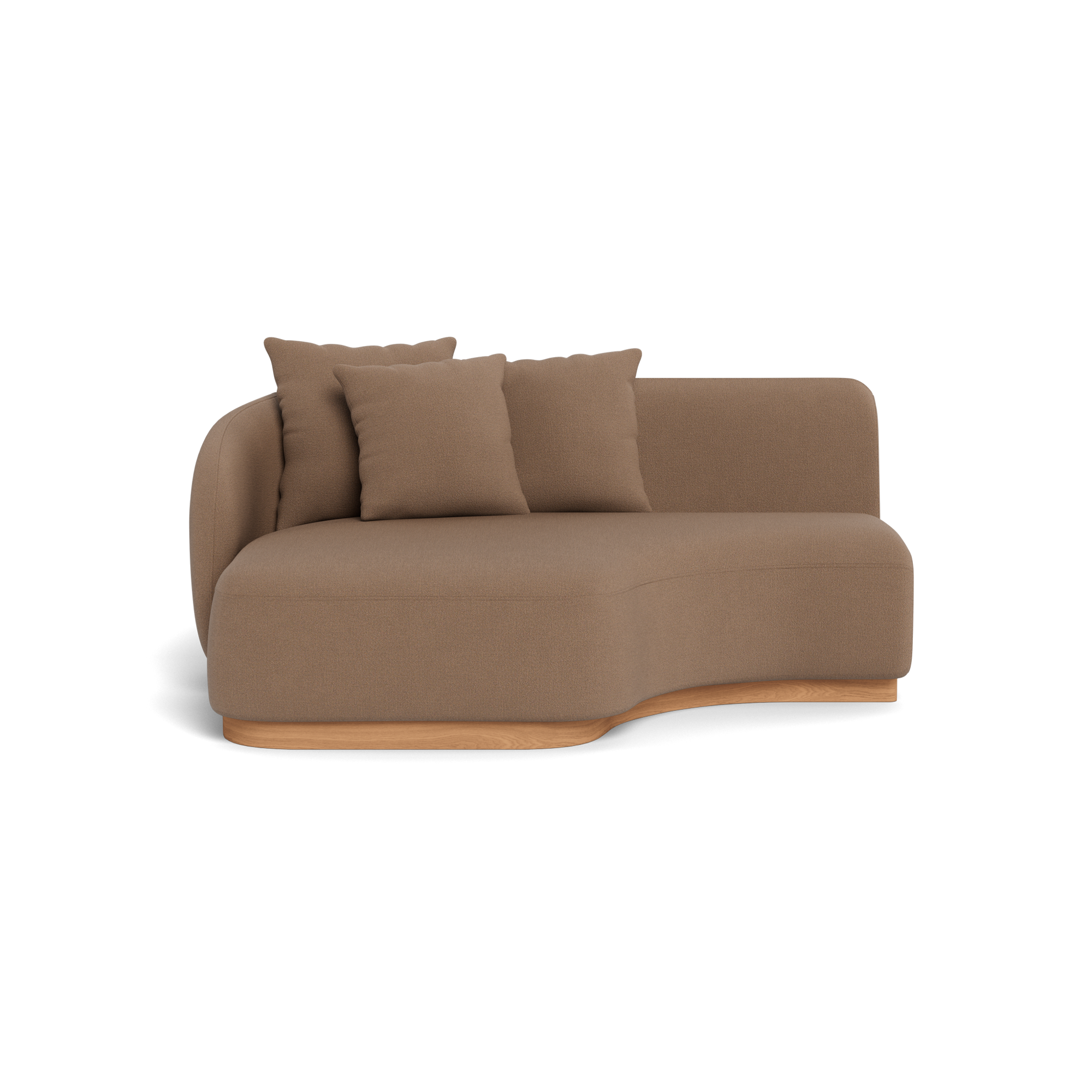 Como Curved Chaise Left