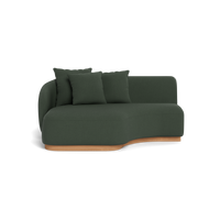 Como Curved Chaise Left