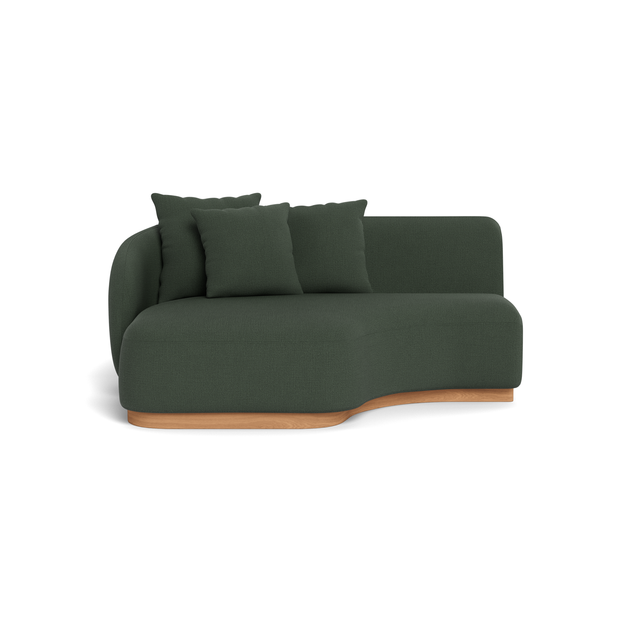 Como Curved Chaise Left