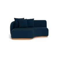 Como Curved Chaise Left
