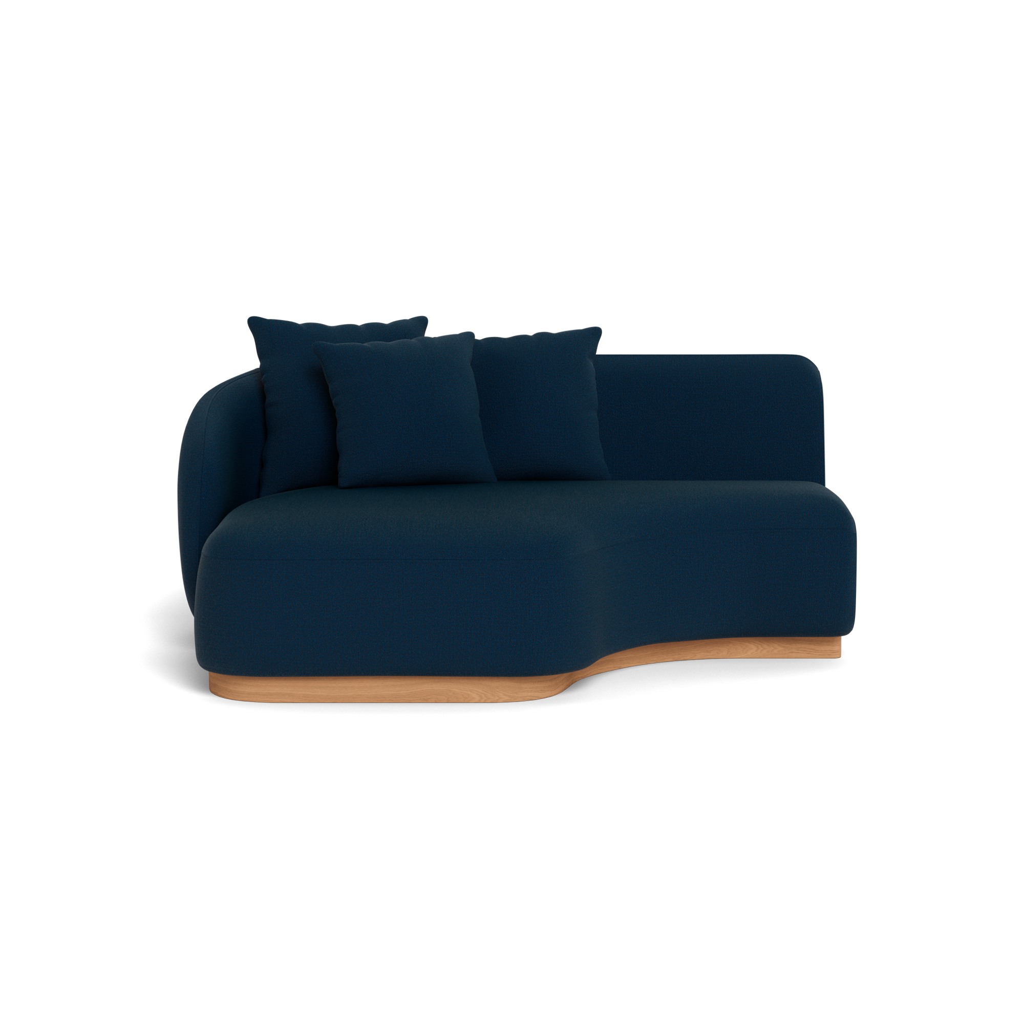 Como Curved Chaise Left