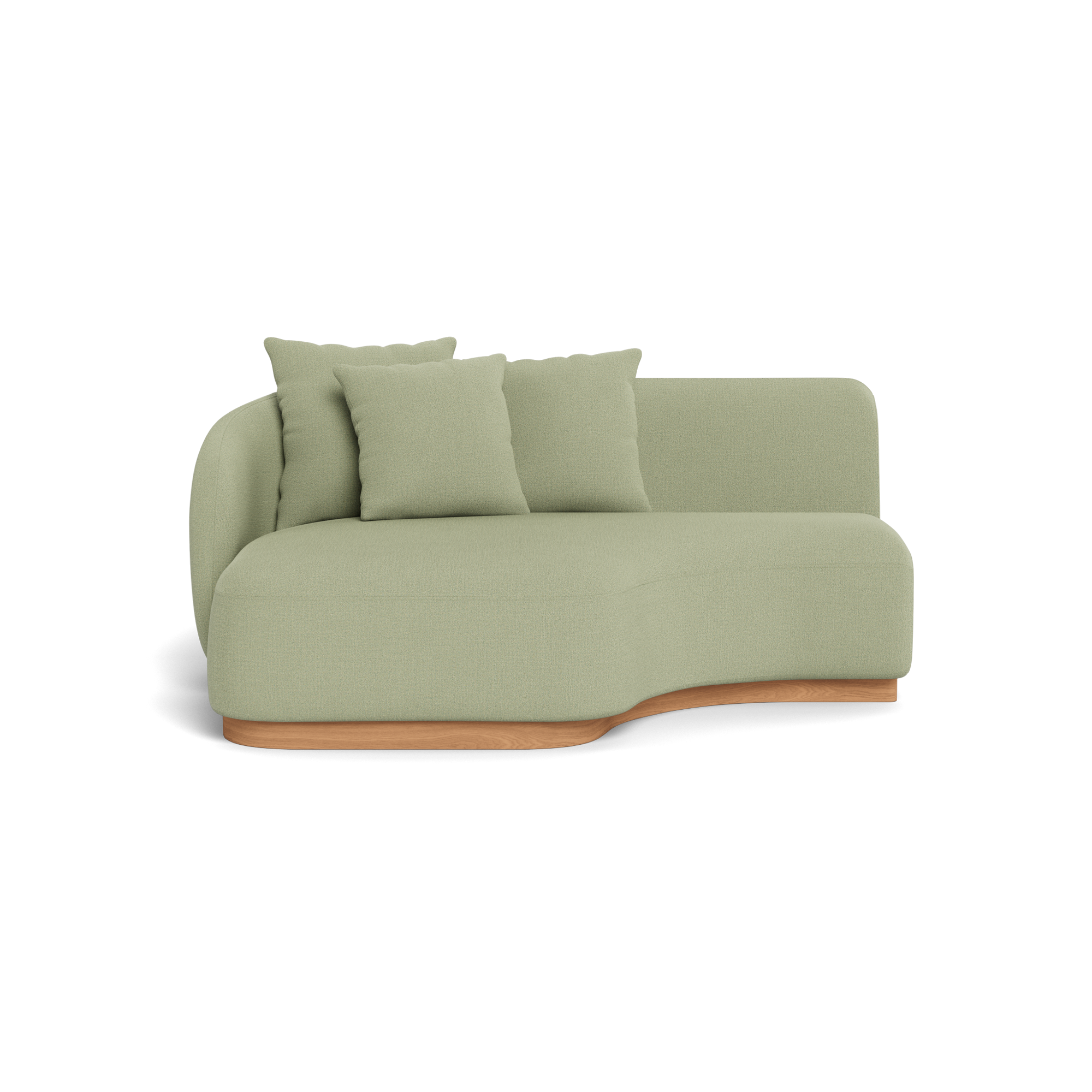Como Curved Chaise Left