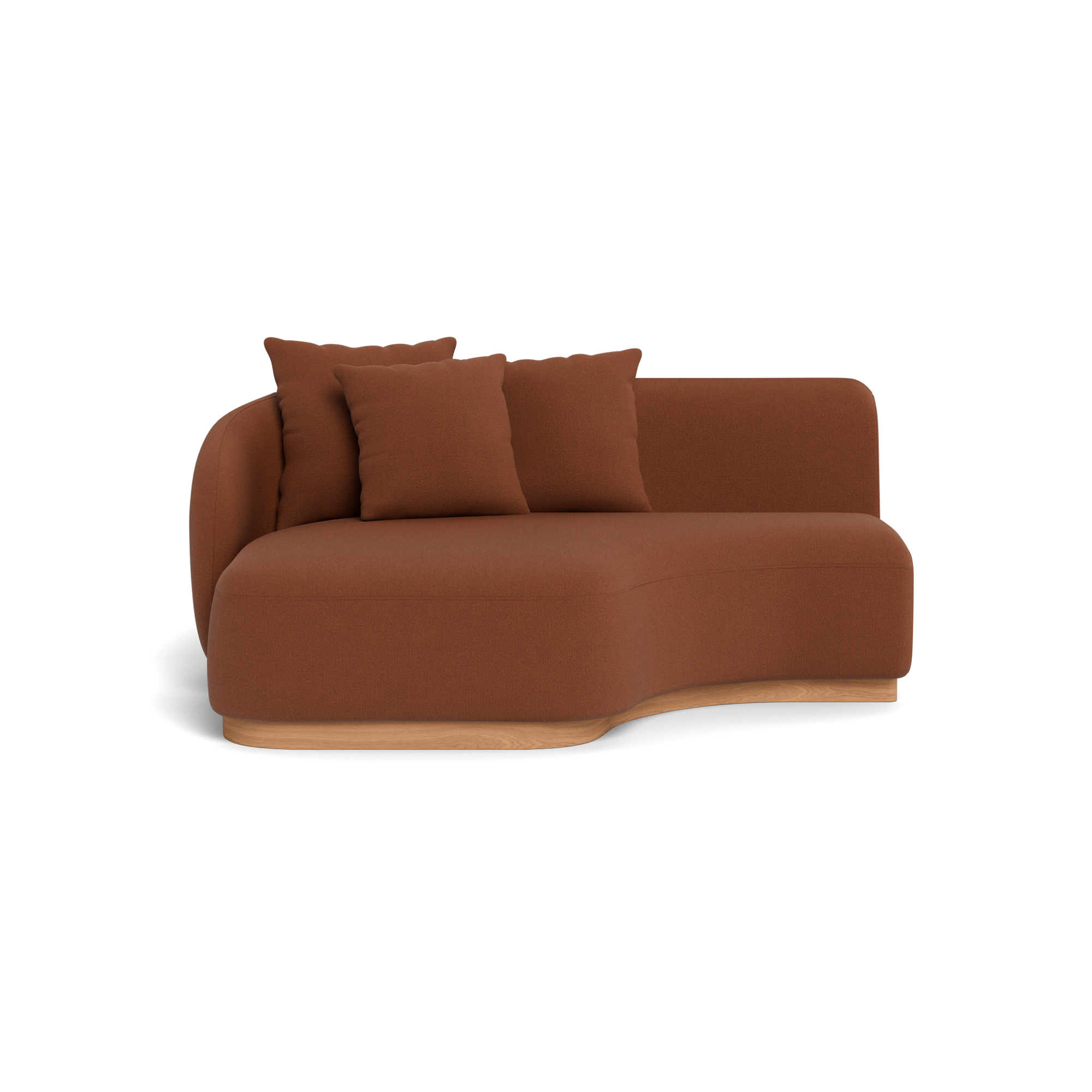 Como Curved Chaise Left