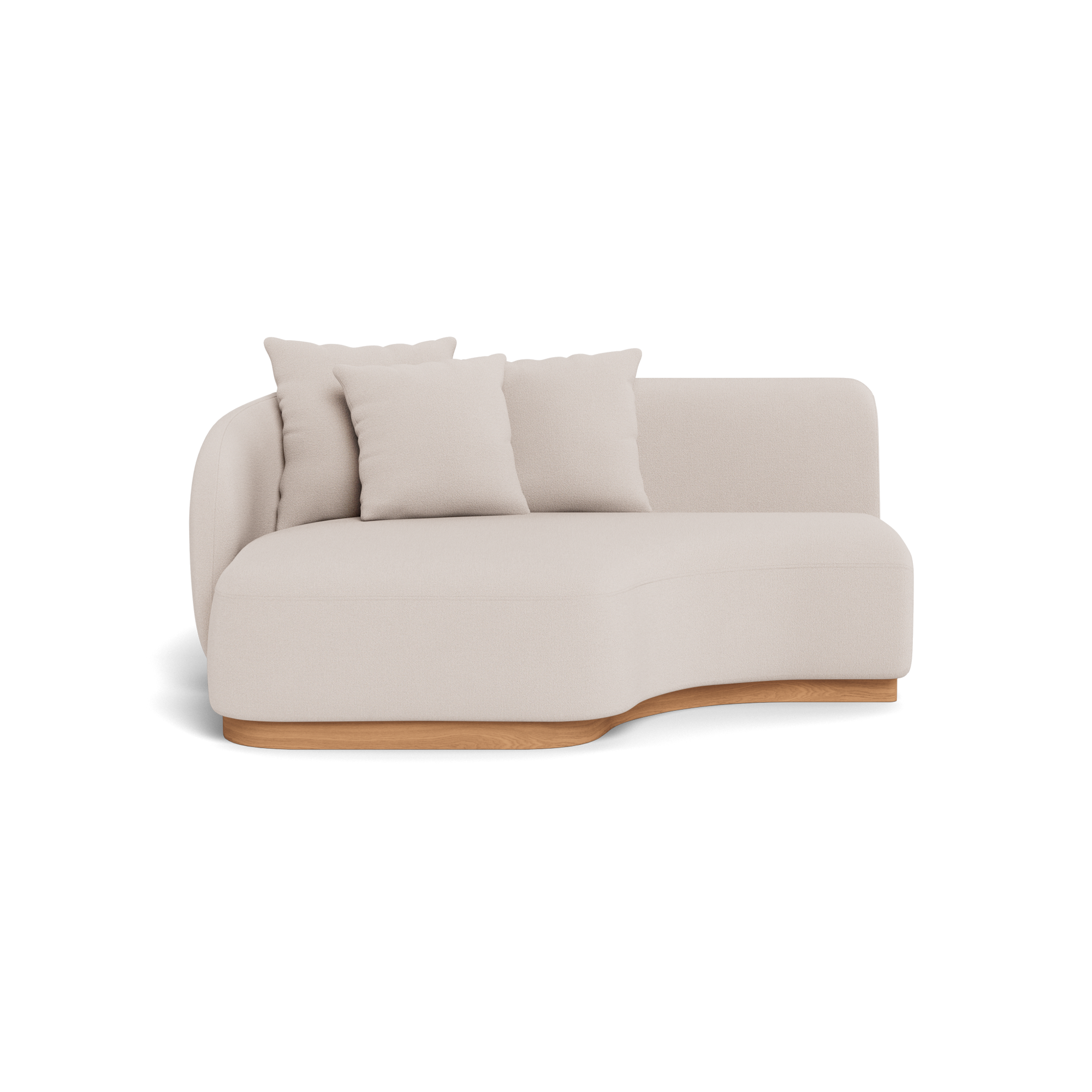 Como Curved Chaise Left
