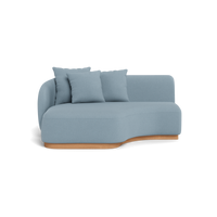 Como Curved Chaise Left