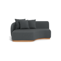 Como Curved Chaise Left