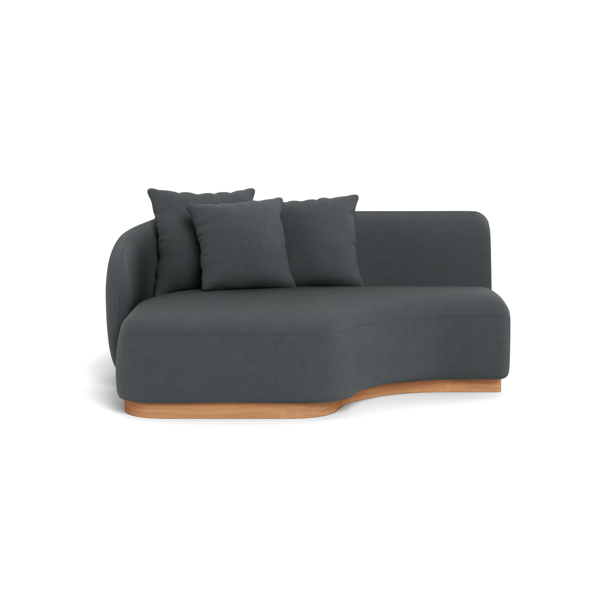 Como Curved Chaise Left