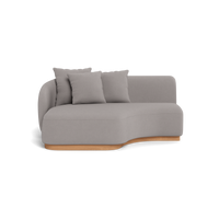 Como Curved Chaise Left