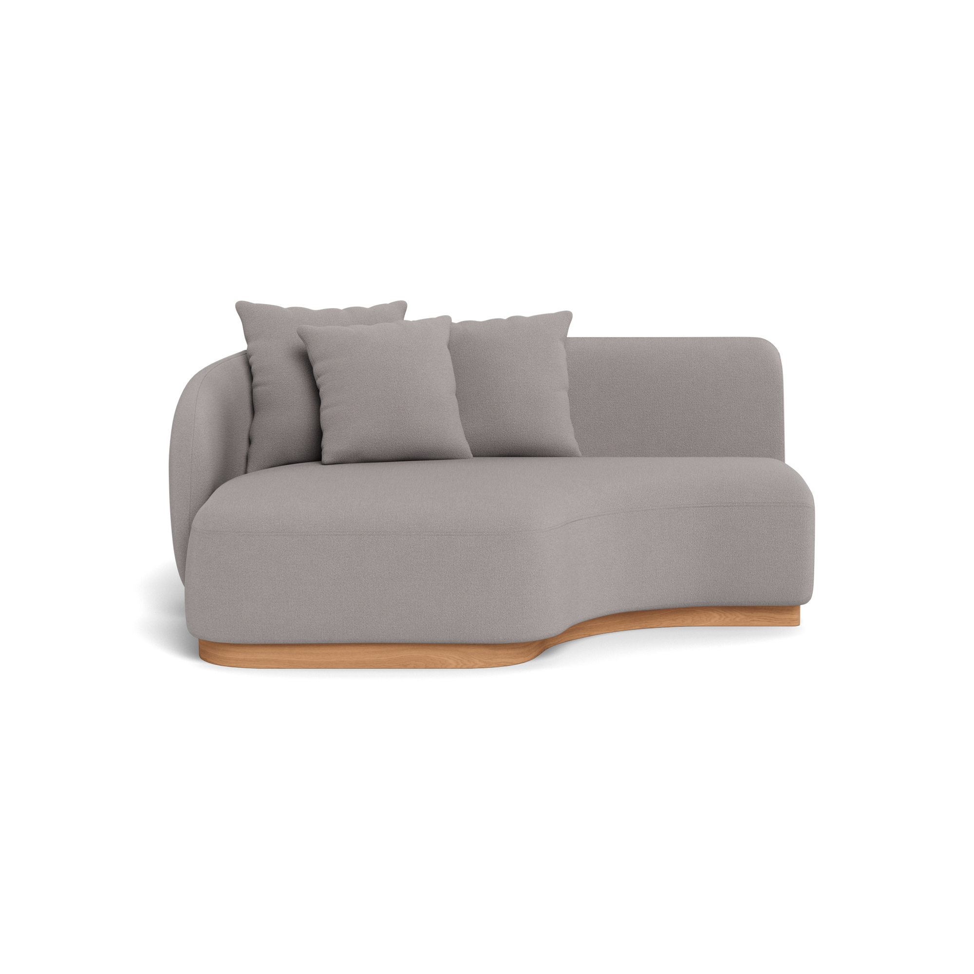 Como Curved Chaise Left