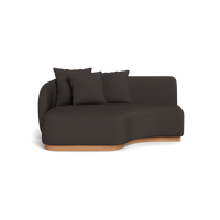 Como Curved Chaise Left