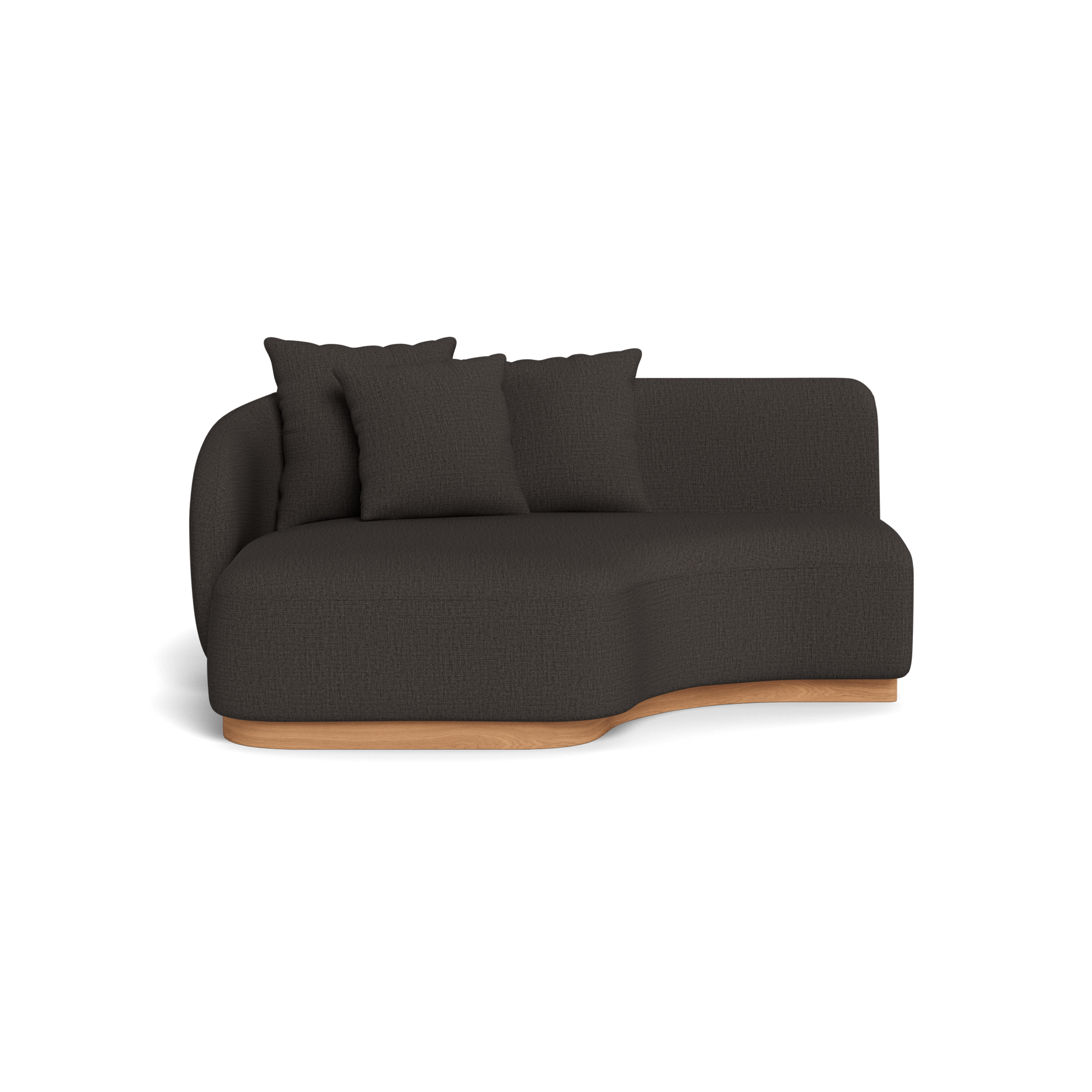 Como Curved Chaise Left