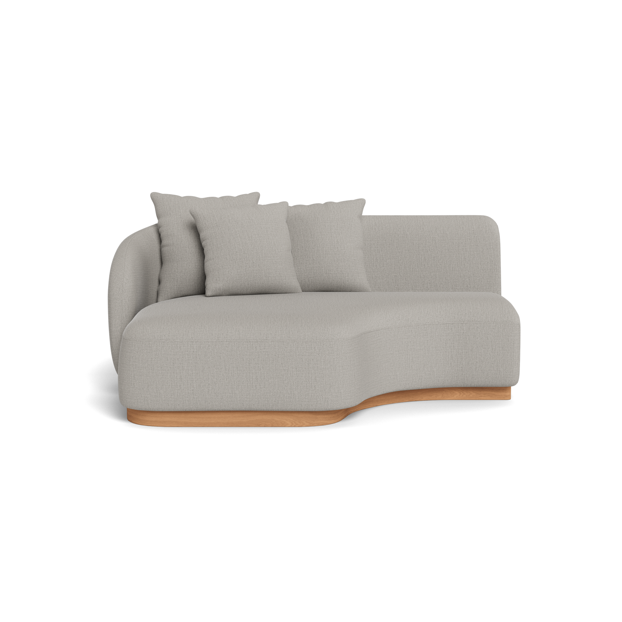 Como Curved Chaise Left