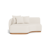 Como Curved Chaise Left