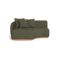 Como Curved Chaise Left