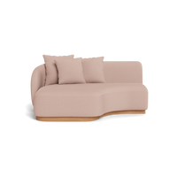 Como Curved Chaise Left