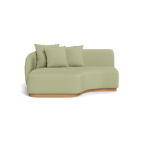 Como Curved Chaise Left