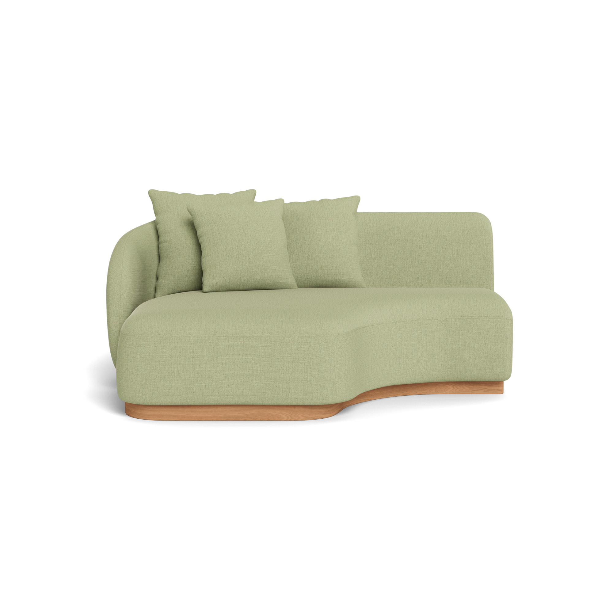 Como Curved Chaise Left