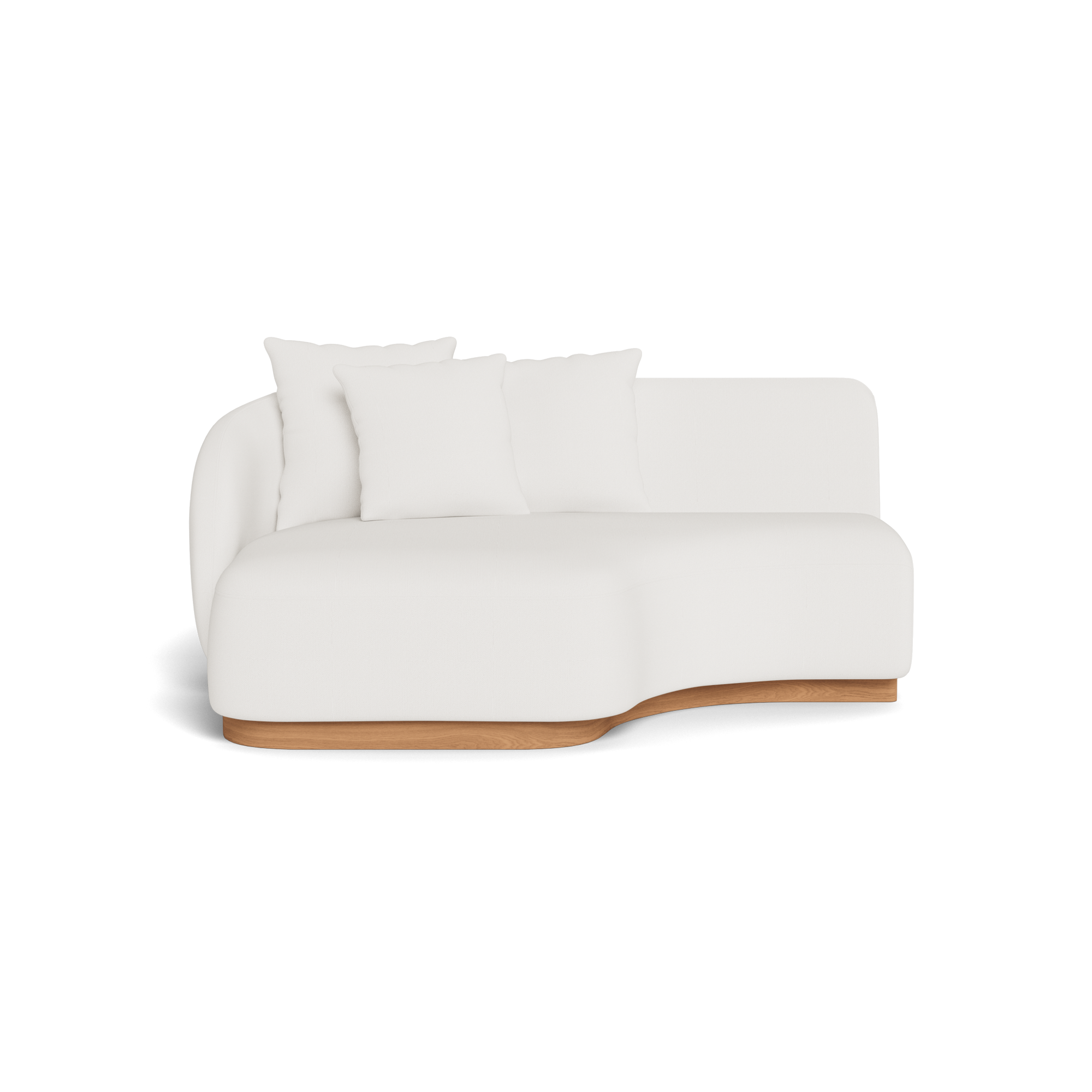 Como Curved Chaise Left