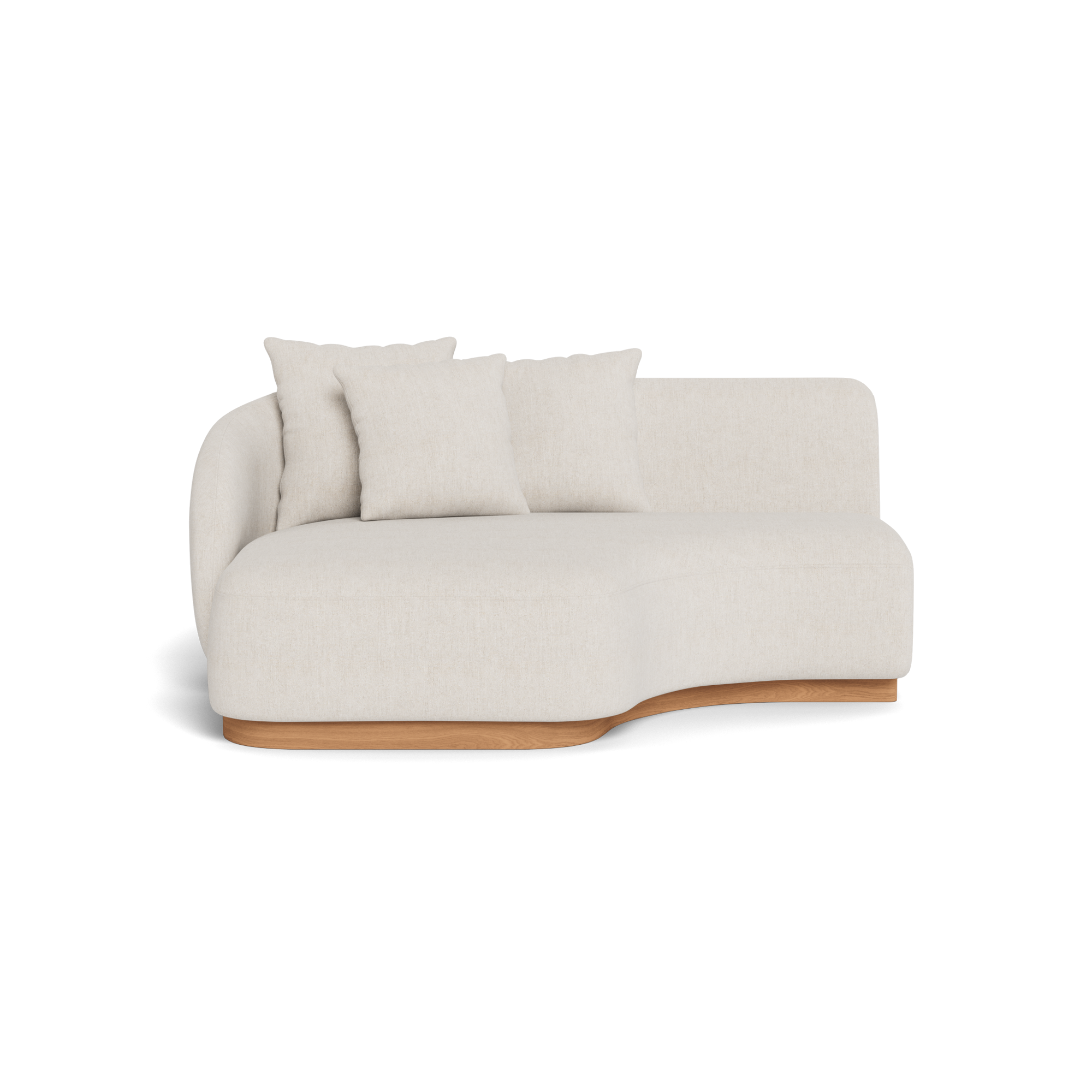 Como Curved Chaise Left