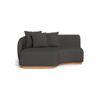 Como Curved Chaise Left