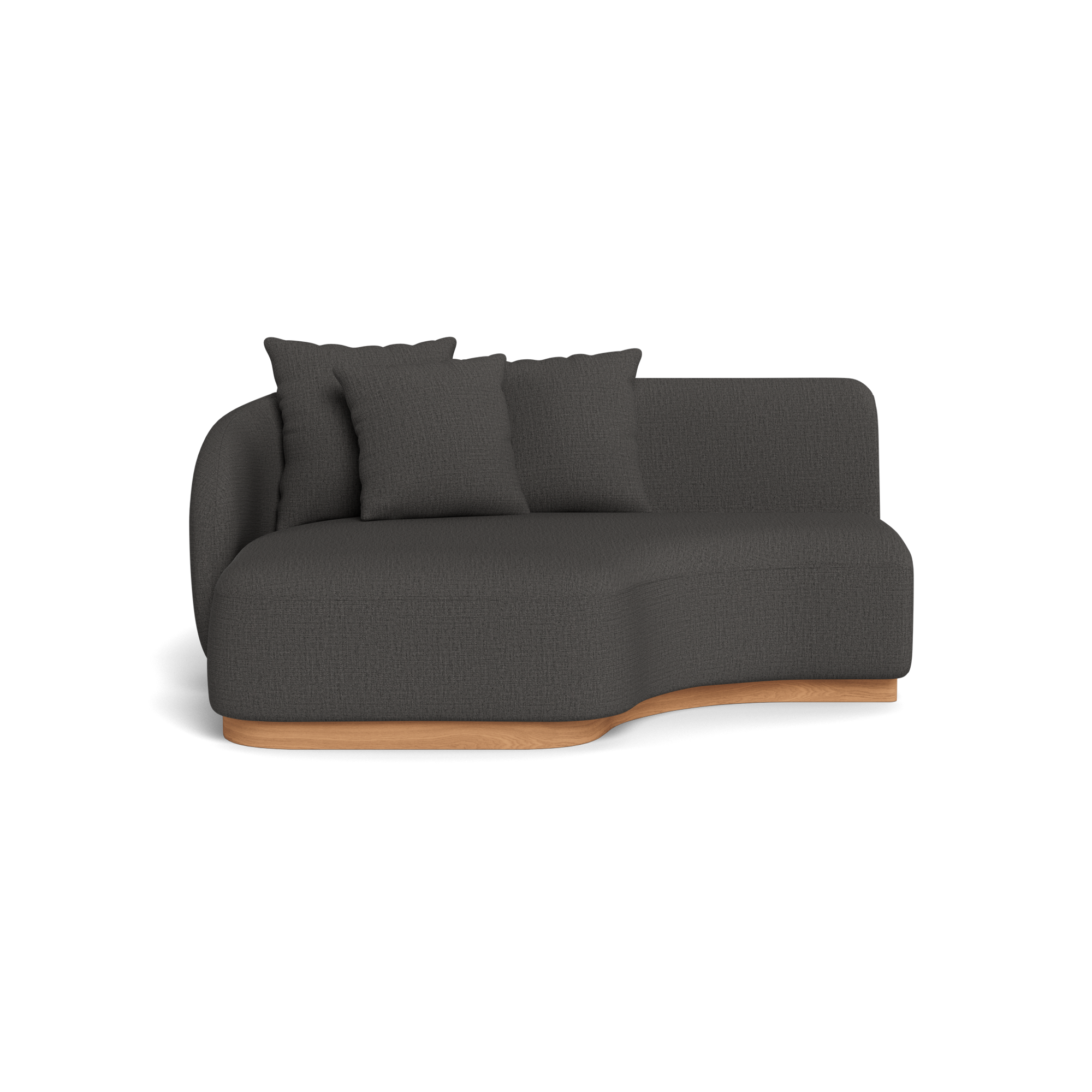 Como Curved Chaise Left