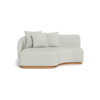 Como Curved Chaise Left