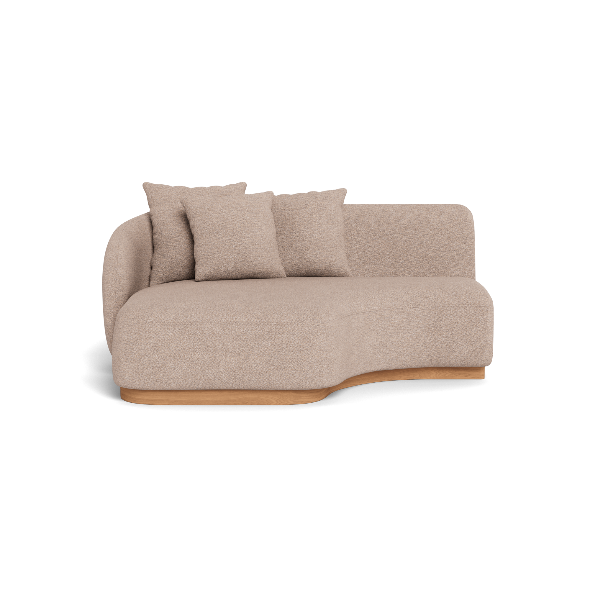 Como Curved Chaise Left