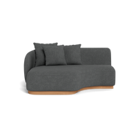 Como Curved Chaise Left