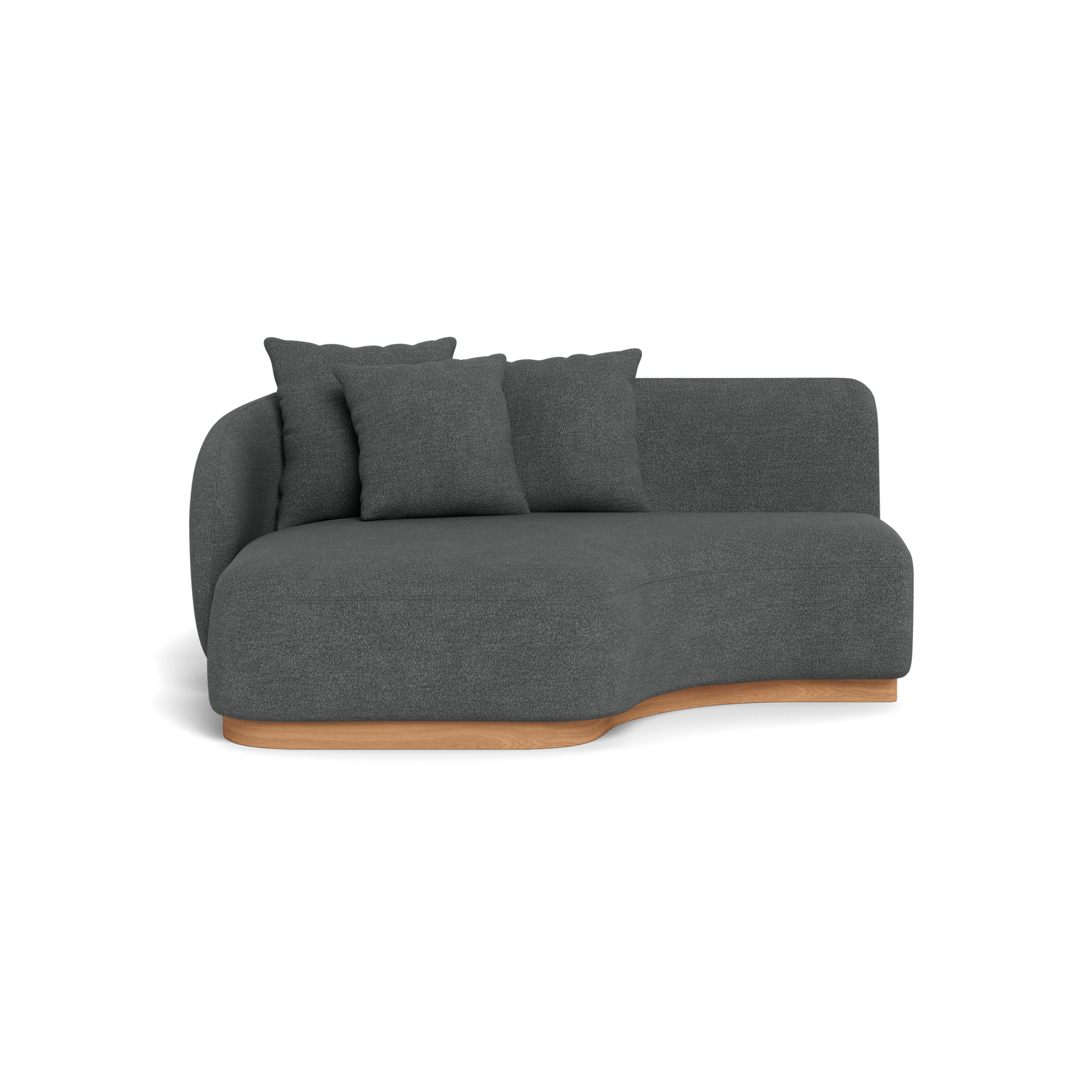 Como Curved Chaise Left